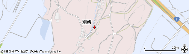 鳥取県東伯郡琴浦町別所399周辺の地図