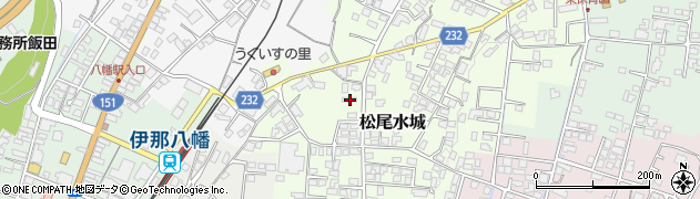 長野県飯田市松尾水城3703周辺の地図