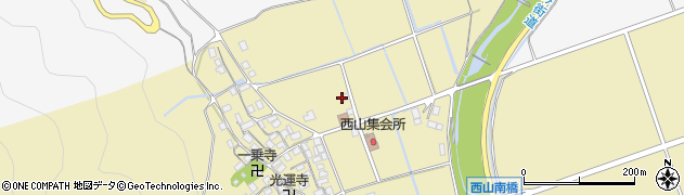 滋賀県長浜市木之本町西山1368周辺の地図