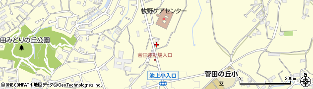 神奈川県横浜市神奈川区菅田町1465周辺の地図