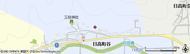 兵庫県豊岡市日高町谷周辺の地図