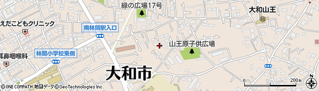 神奈川県大和市下鶴間3017周辺の地図