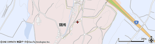鳥取県東伯郡琴浦町別所646周辺の地図