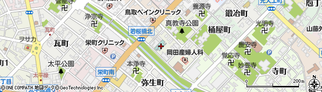 鳥取シティホテル周辺の地図