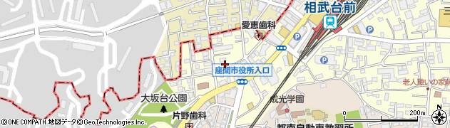 相武台珠算研究会周辺の地図