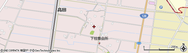 千葉県茂原市高田周辺の地図