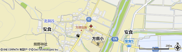 岐阜県岐阜市安食455周辺の地図