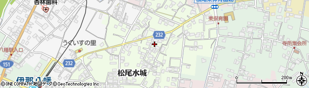 長野県飯田市松尾水城3597周辺の地図