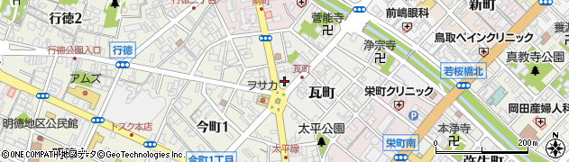 鳥取県鳥取市瓦町616周辺の地図