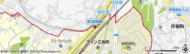 環２田島橋周辺の地図