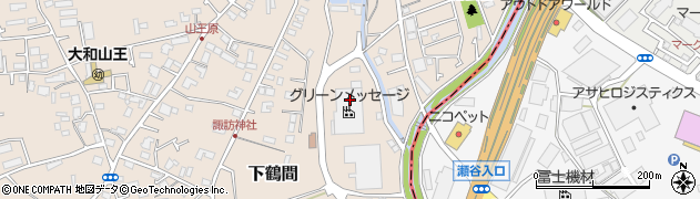 神奈川県大和市下鶴間2415周辺の地図