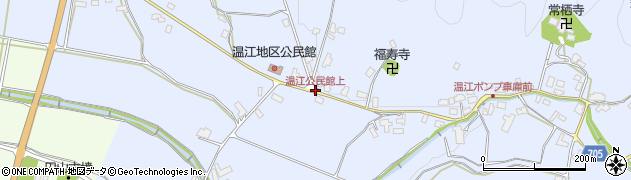 温江公民館上周辺の地図