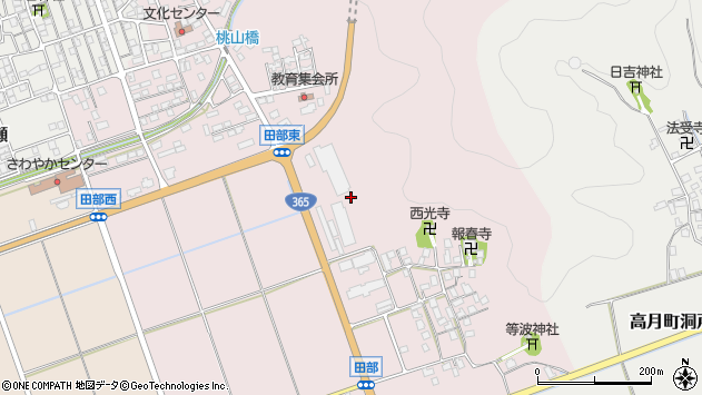 〒529-0422 滋賀県長浜市木之本町田部の地図