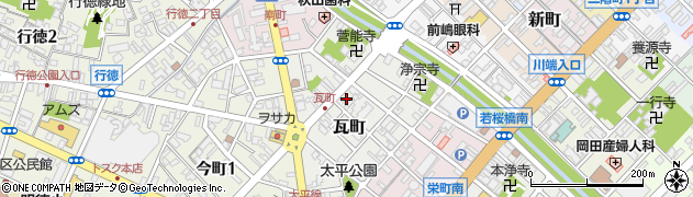 鳥取県鳥取市瓦町368周辺の地図