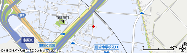 千葉県市原市村上周辺の地図