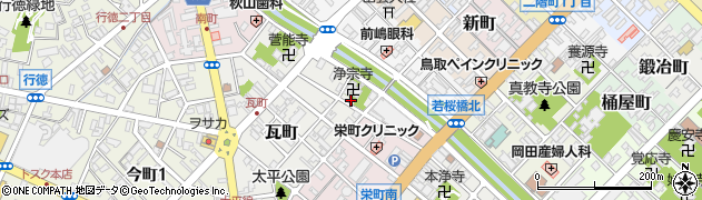 鳥取県鳥取市瓦町107周辺の地図