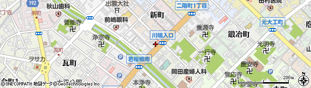 ヤマガタカメラ店周辺の地図
