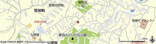 神奈川県横浜市神奈川区菅田町752周辺の地図
