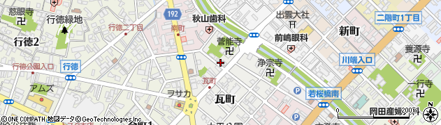 鳥取県鳥取市瓦町709周辺の地図