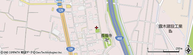 神奈川県厚木市山際周辺の地図