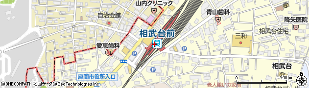 セブンイレブン小田急相武台前店周辺の地図
