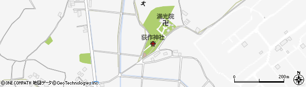 荻作神社周辺の地図