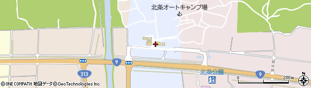 北栄町役場　北条海浜広場周辺の地図