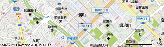 朝日生命保険相互会社　鳥取中央周辺の地図