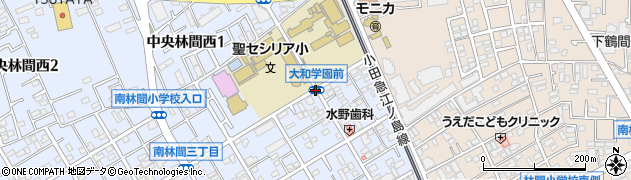大和学園前周辺の地図