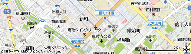 新町入口周辺の地図