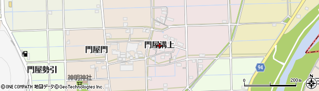 岐阜県岐阜市門屋溝上周辺の地図
