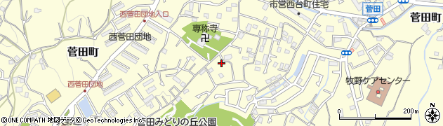 神奈川県横浜市神奈川区菅田町1003周辺の地図