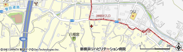 神奈川県横浜市神奈川区菅田町2501周辺の地図
