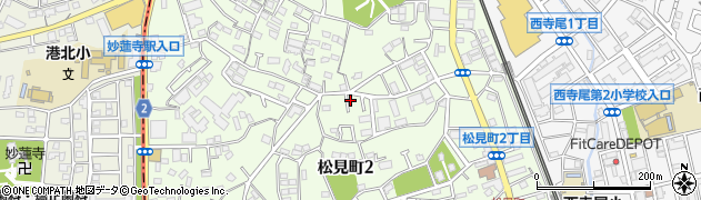 神奈川県横浜市神奈川区松見町周辺の地図