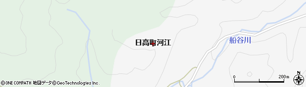 兵庫県豊岡市日高町河江周辺の地図