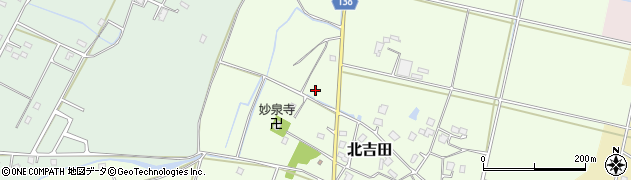 千葉県大網白里市北吉田177周辺の地図