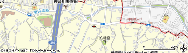 神奈川県横浜市神奈川区菅田町2250周辺の地図