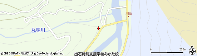 兵庫県香美町（美方郡）村岡区川会周辺の地図