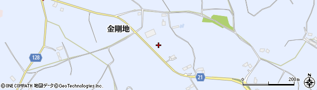 千葉県市原市金剛地周辺の地図