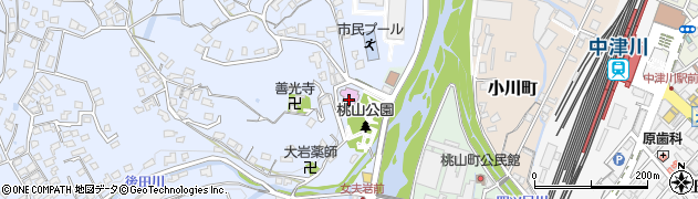 中津川市子ども科学館周辺の地図