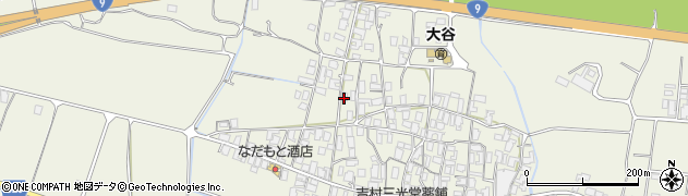 鳥取県北栄町（東伯郡）大谷周辺の地図