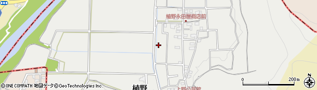岐阜県関市植野周辺の地図