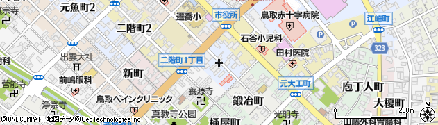 鳥取県鳥取市若桜町周辺の地図
