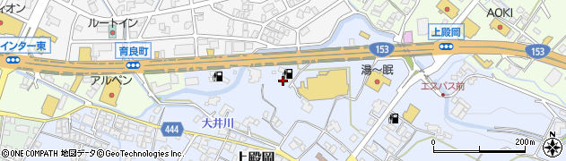 飯田石油販売株式会社　飯田インターチェンジ給油所周辺の地図