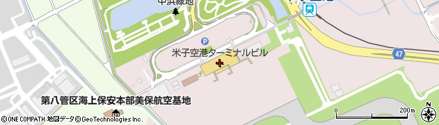 セブンイレブン米子鬼太郎空港店周辺の地図