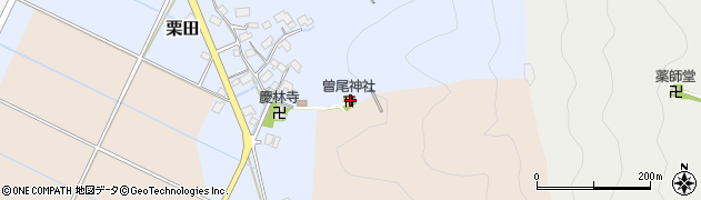 曽尾神社周辺の地図