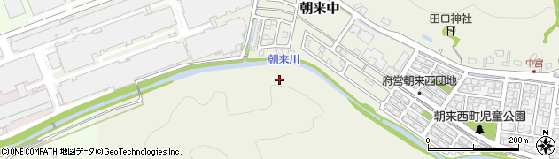 朝来川周辺の地図