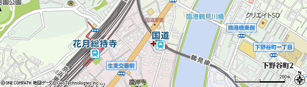 横浜　鶴見の家周辺の地図