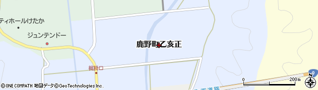 鳥取県鳥取市鹿野町乙亥正周辺の地図
