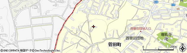 神奈川県横浜市神奈川区菅田町204周辺の地図